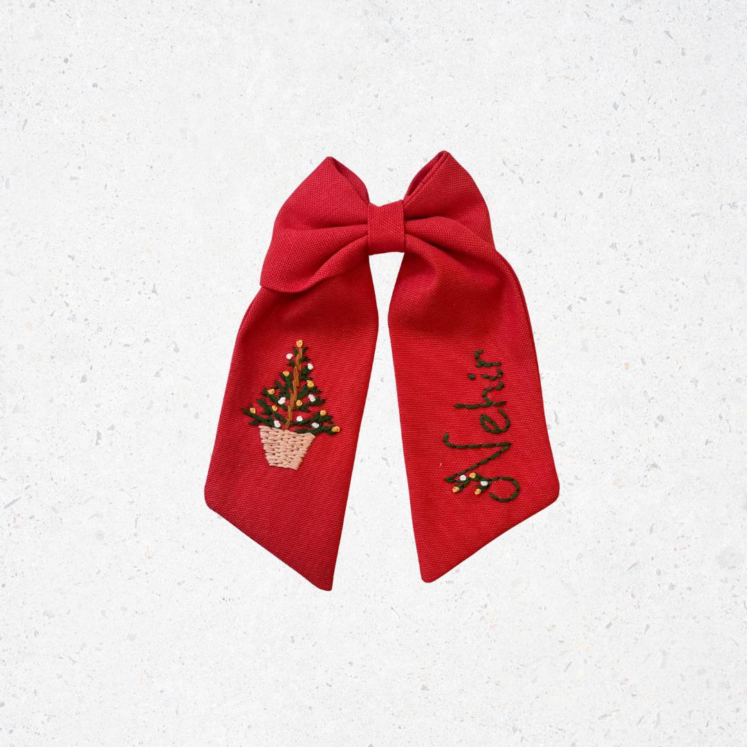 İsim Nakışlı Kırmızı Agaç