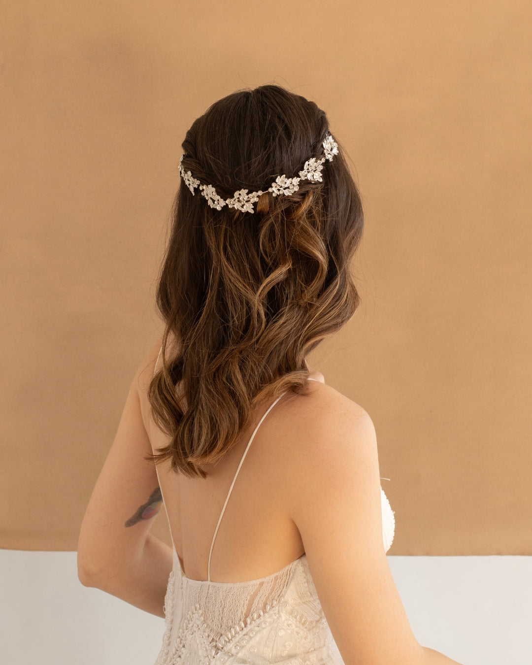 taşlı gelin saç aksesuarı
